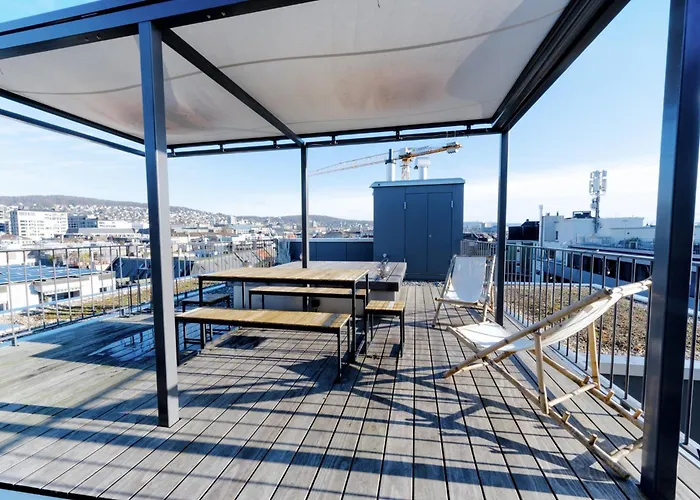 Urban Rooftop Getaway